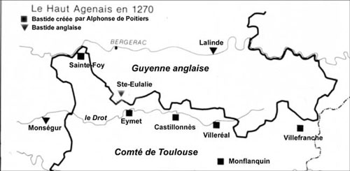 Haut Agenais en 1270