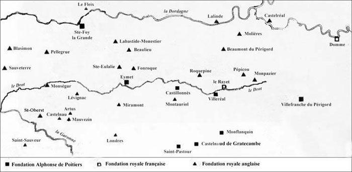 projets de fondation de bastides