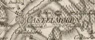 Castelmoron d'Albret - Carte de Belleyme