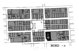 plan de la bastide de Monpazier