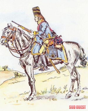 Les hussards de Lauzun sont des hros de l'histoire amricaine. (reproduction  sud ouest )