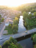 Les ponts d'Allemans au coucher du soleil