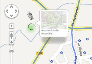 Déplacer Pegman dans Google Maps