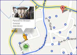 Déplacer Pegman dans Google Maps